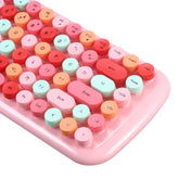 Kawaii Retro Keyboard + Mouse Set